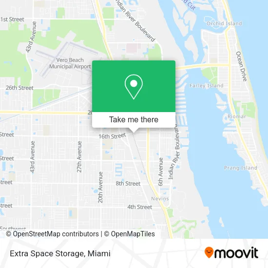 Mapa de Extra Space Storage