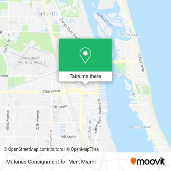 Mapa de Malones Consignment for Men