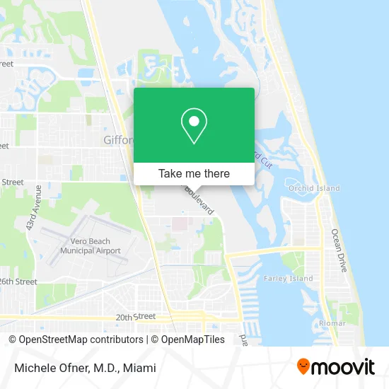 Michele Ofner, M.D. map