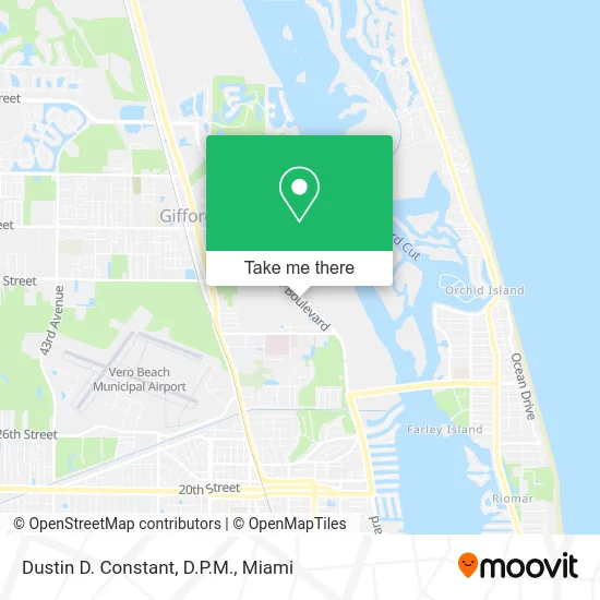 Dustin D. Constant, D.P.M. map