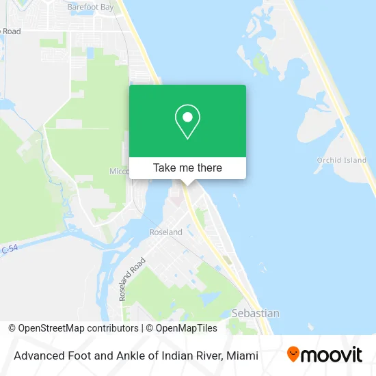 Advanced Foot and Ankle of Indian River map