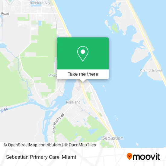 Sebastian Primary Care map