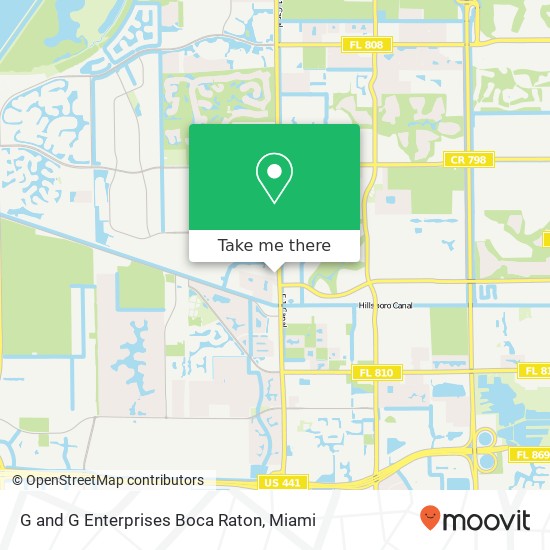 Mapa de G and G Enterprises Boca Raton