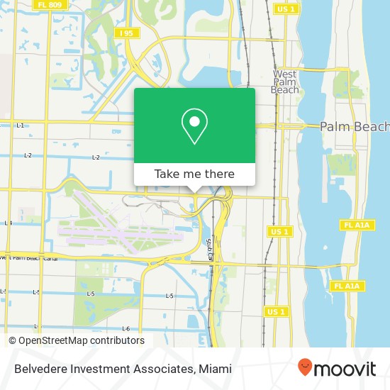 Mapa de Belvedere Investment Associates