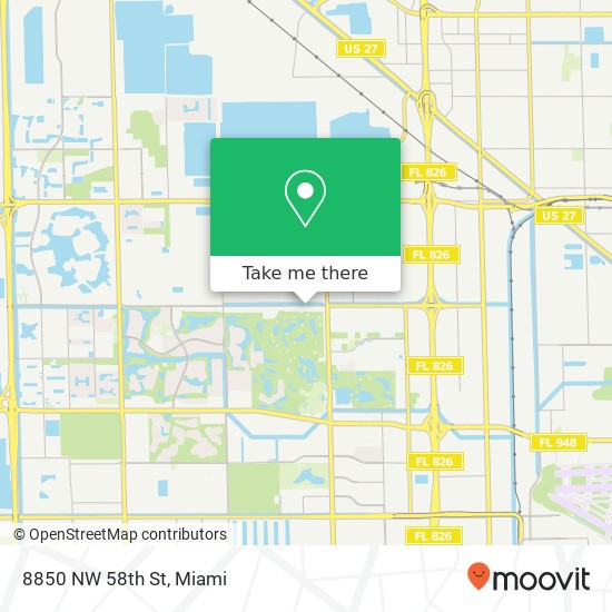 8850 NW 58th St map