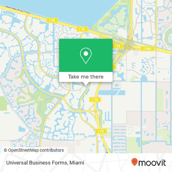 Universal Business Forms map