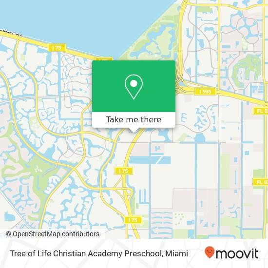 Mapa de Tree of Life Christian Academy Preschool