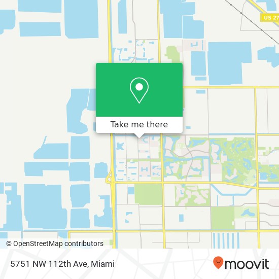 Mapa de 5751 NW 112th Ave