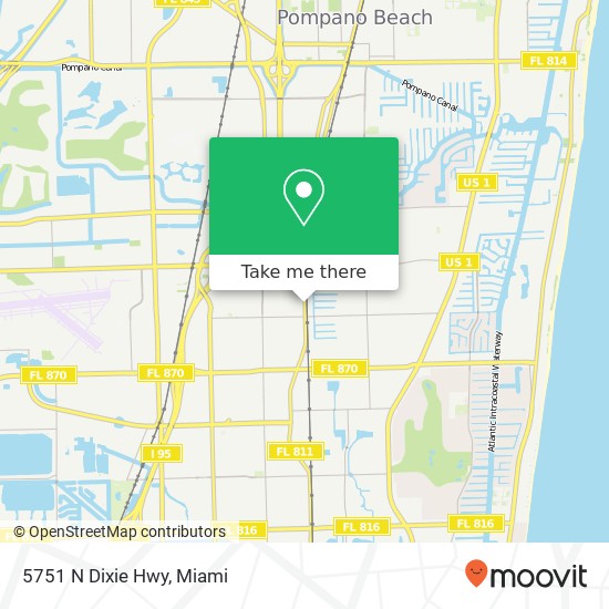5751 N Dixie Hwy map
