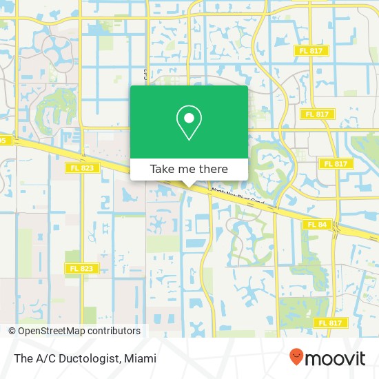 The A/C Ductologist map