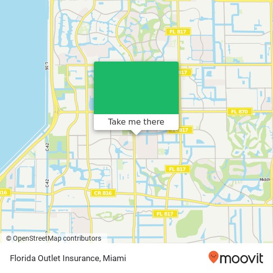 Mapa de Florida Outlet Insurance