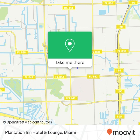 Mapa de Plantation Inn Hotel & Lounge