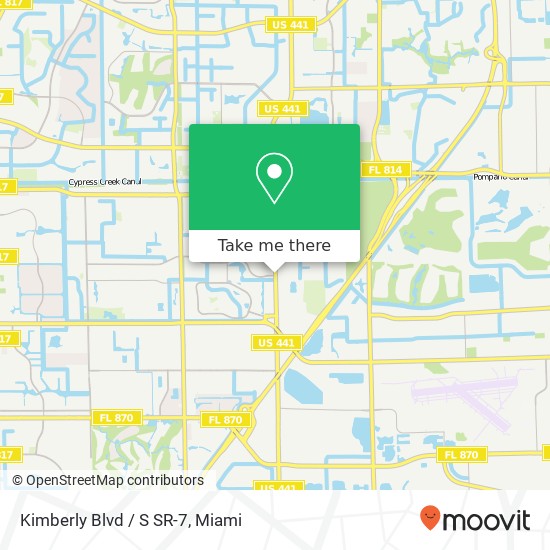 Kimberly Blvd / S SR-7 map