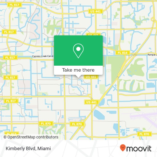 Mapa de Kimberly Blvd