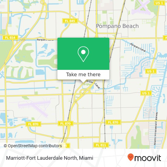 Marriott-Fort Lauderdale North map