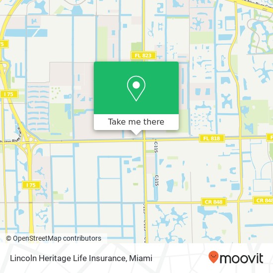 Mapa de Lincoln Heritage Life Insurance