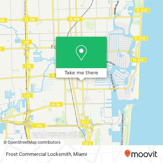 Mapa de Frost Commercial Locksmith