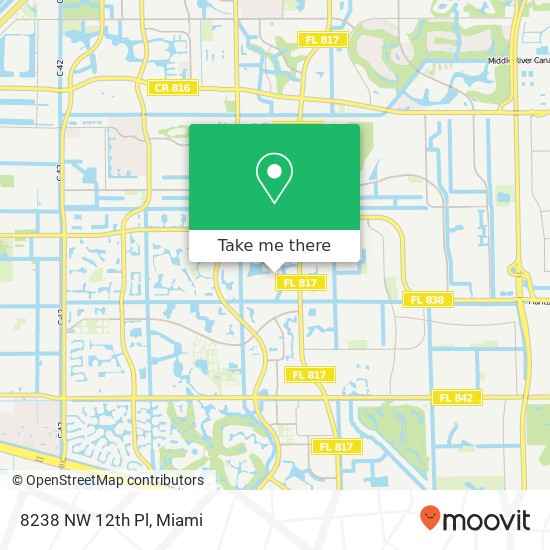 8238 NW 12th Pl map