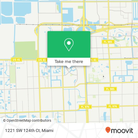 1221 SW 124th Ct map