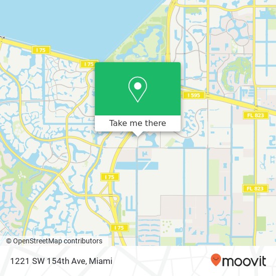 Mapa de 1221 SW 154th Ave