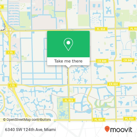 6340 SW 124th Ave map