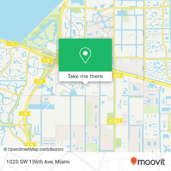 1020 SW 136th Ave map