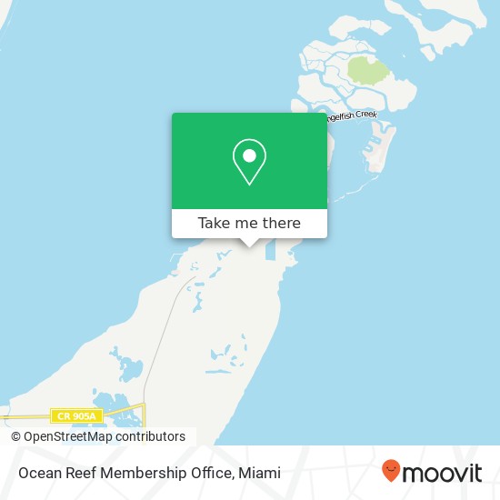 Ocean Reef Membership Office map