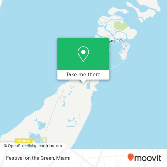 Mapa de Festival on the Green