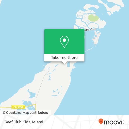 Mapa de Reef Club Kids