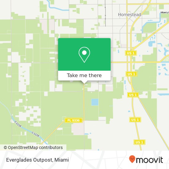 Mapa de Everglades Outpost