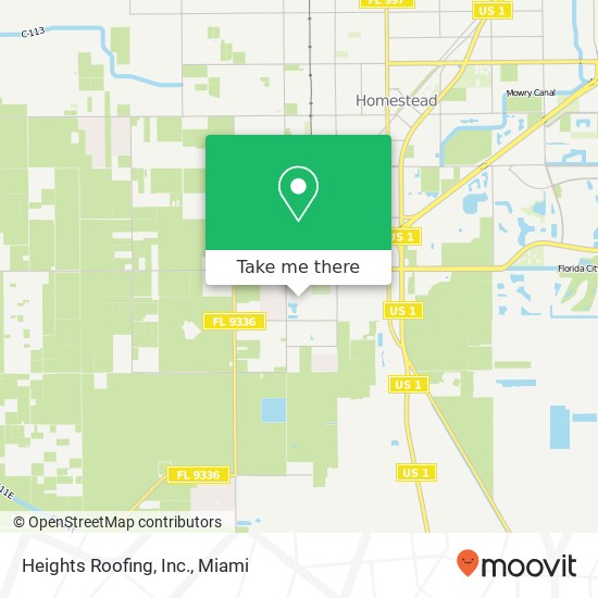 Heights Roofing, Inc. map