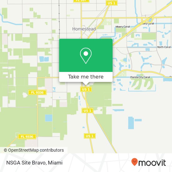 NSGA Site Bravo map