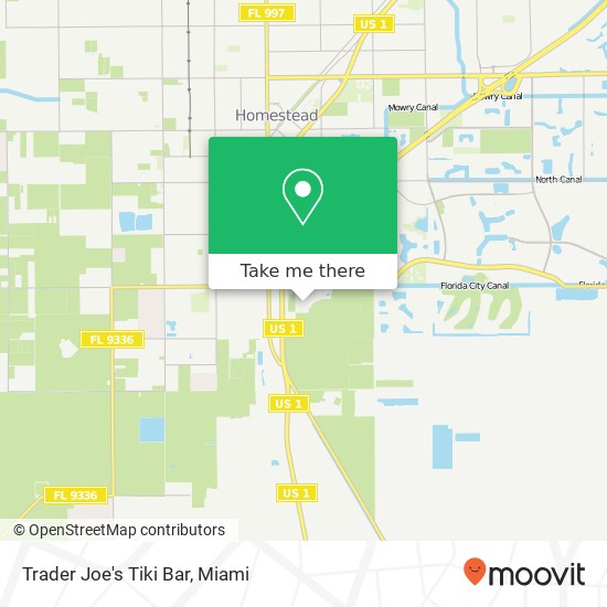 Trader Joe's Tiki Bar map