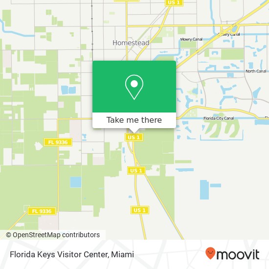 Mapa de Florida Keys Visitor Center