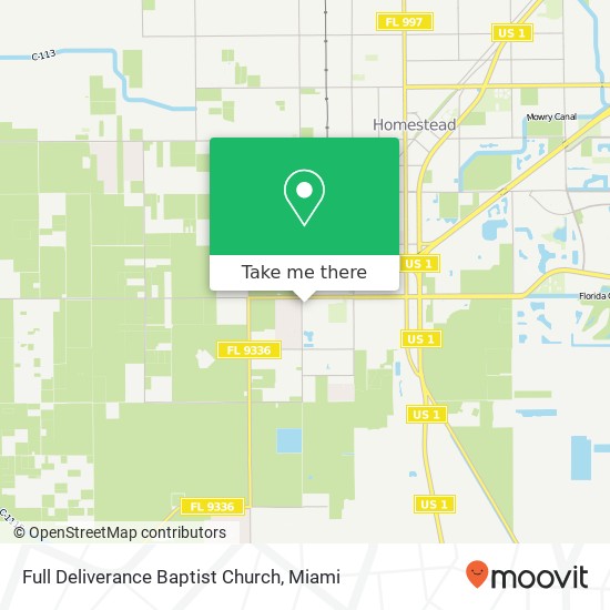 Mapa de Full Deliverance Baptist Church