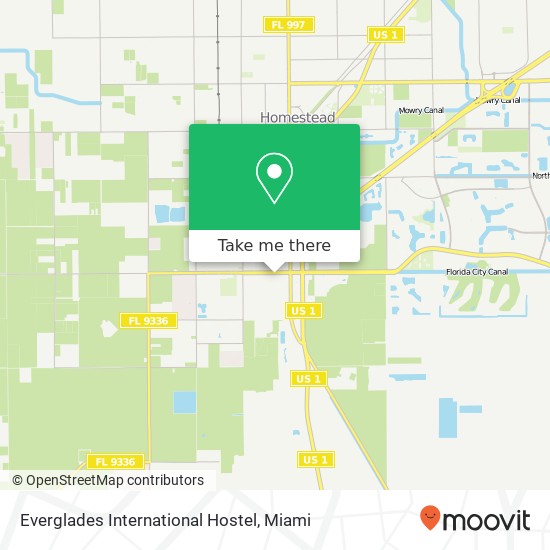 Everglades International Hostel map