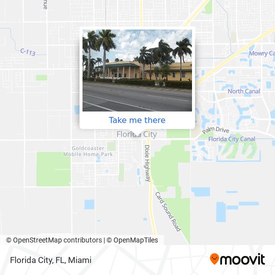 Mapa de Florida City, FL