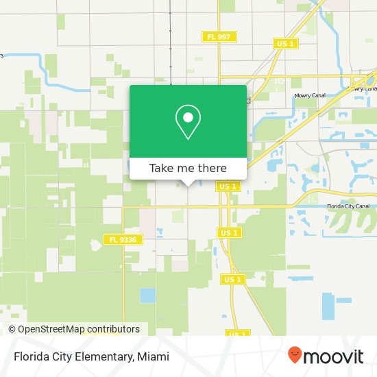 Mapa de Florida City Elementary