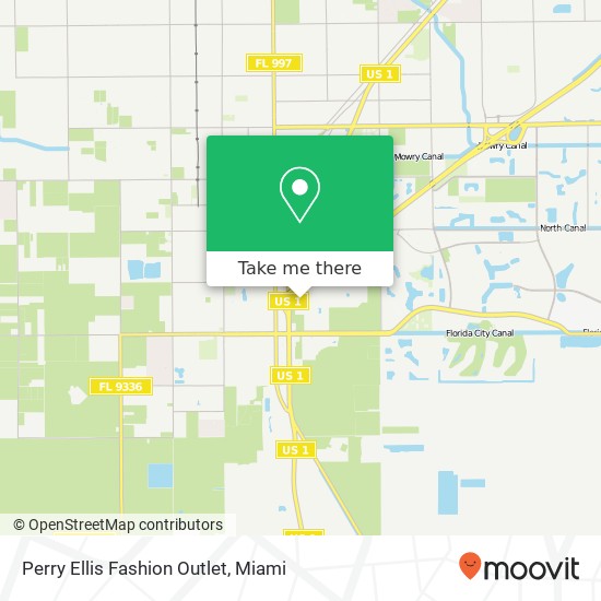 Perry Ellis Fashion Outlet map
