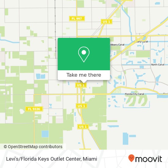 Levi's / Florida Keys Outlet Center map