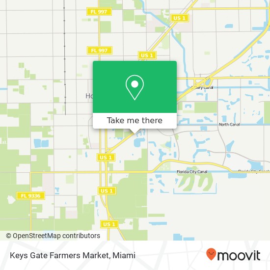 Keys Gate Farmers Market map