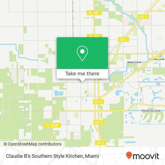 Claudie B's Southern Style Kitchen map