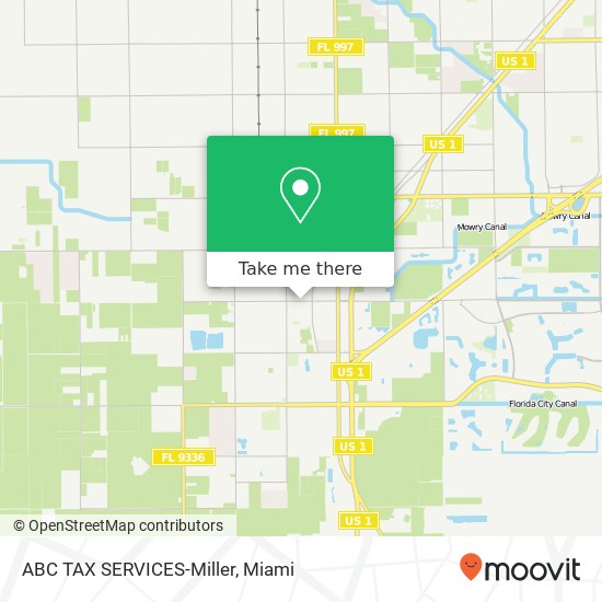 Mapa de ABC TAX SERVICES-Miller