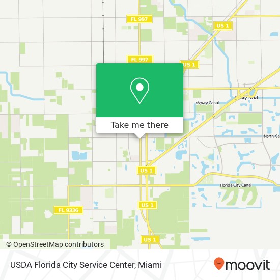 Mapa de USDA Florida City Service Center