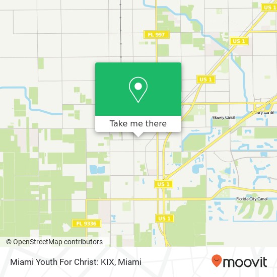 Miami Youth For Christ: KIX map