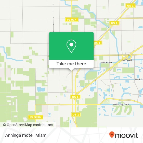 Anhinga motel map