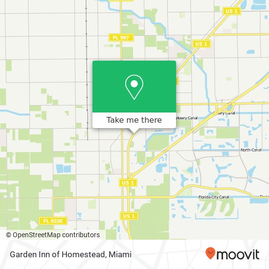 Garden Inn of Homestead map