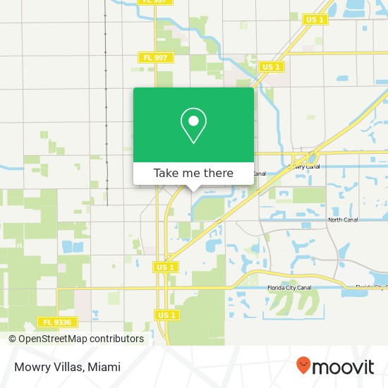 Mowry Villas map