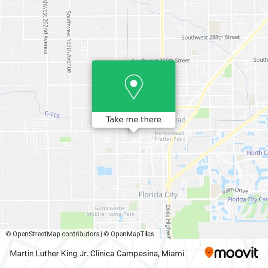 Martin Luther King Jr. Clinica Campesina map