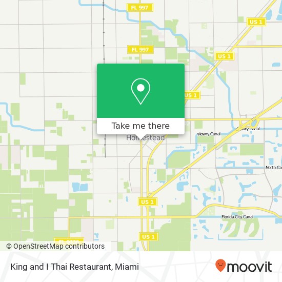 Mapa de King and I Thai Restaurant